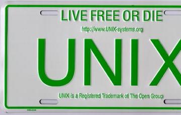 40-летие UNIX решили отметить раздачей номерных знаков